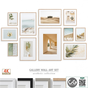 Neutral Photo Gallery Wall Art Set-90