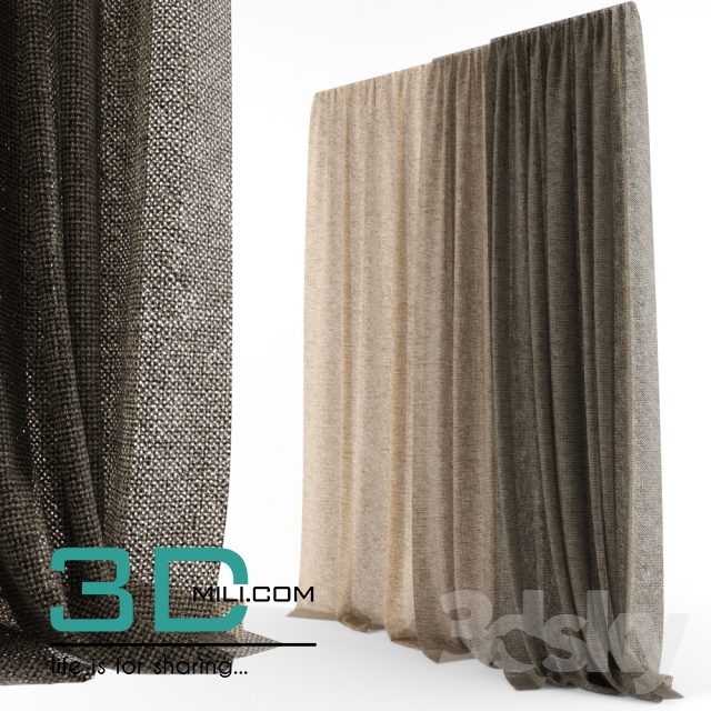 62 Curtain 62 3D Models For Download 3DMili 2024 Download 3D Model   25475668678 7c5086b738 O 