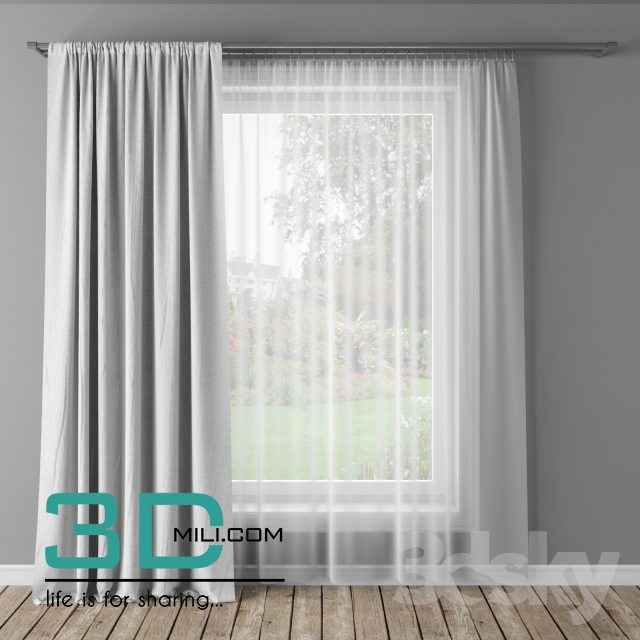 118. Curtain 118 3D Models for Download - 3DMili 2024 - Download 3D ...