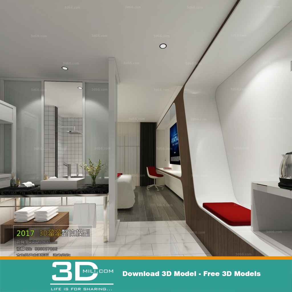 12 Bed Room Hotel 3dsmax File Free Download 3dmili 2025 Download 3d