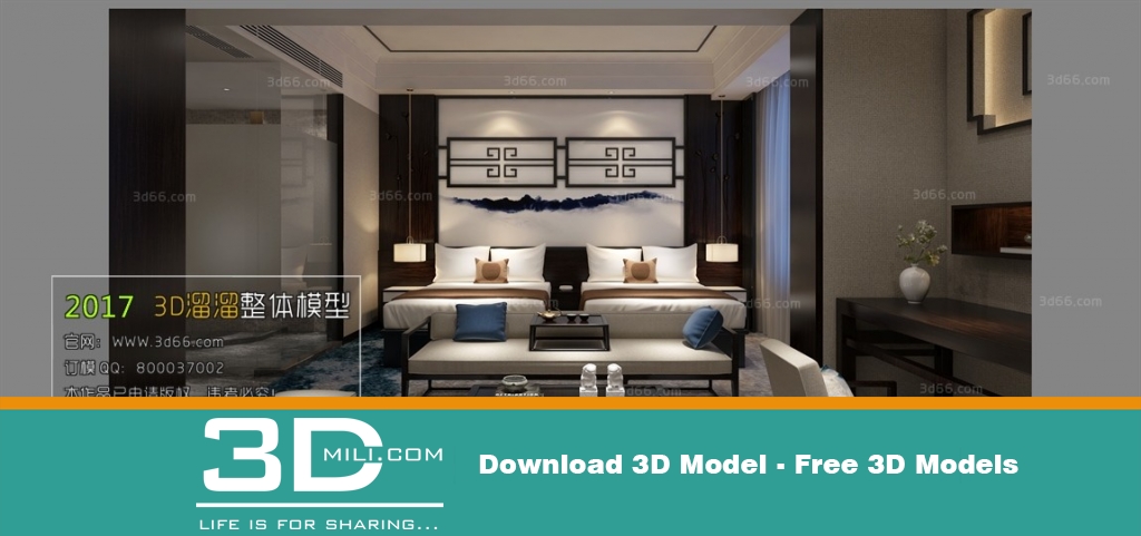 38 Bed Room Hotel 3dsmax File Free Download 3dmili 2024 3dmili 2025