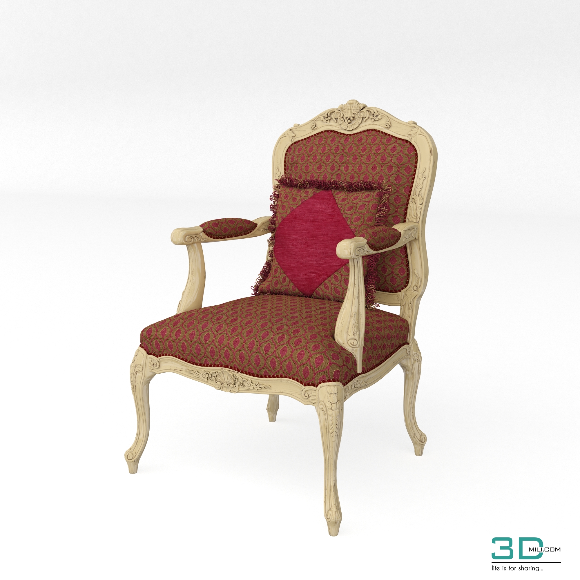 374 Armchair 3D Model 3DMili 2024 Download 3D Model Free 3D   24828416517 C9871d882e O 