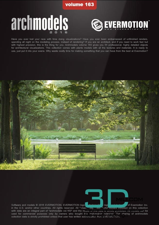 Evermotion Archmodels Vol 163: 3d-scanned Trees - 3DMili 2025 Download ...