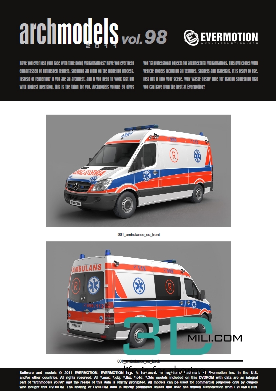 Evermotion Archmodels Vol 98: Vehicles