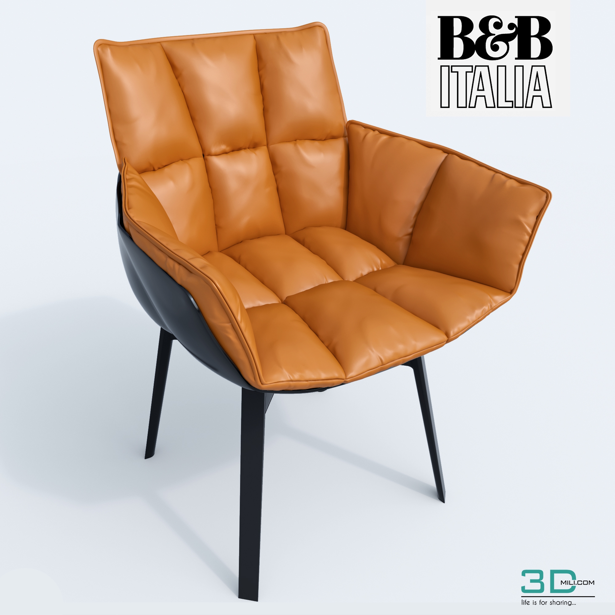 B & B CHAIR - 3DMili 2024 - 3DMili 2025 Download 3D Model - Free 3D ...