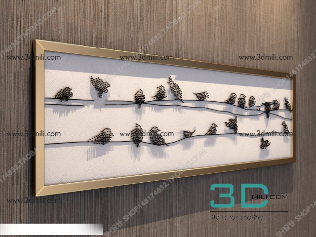 152. Frame 3D model free download - 3DMili 2024 - Download 3D Model ...