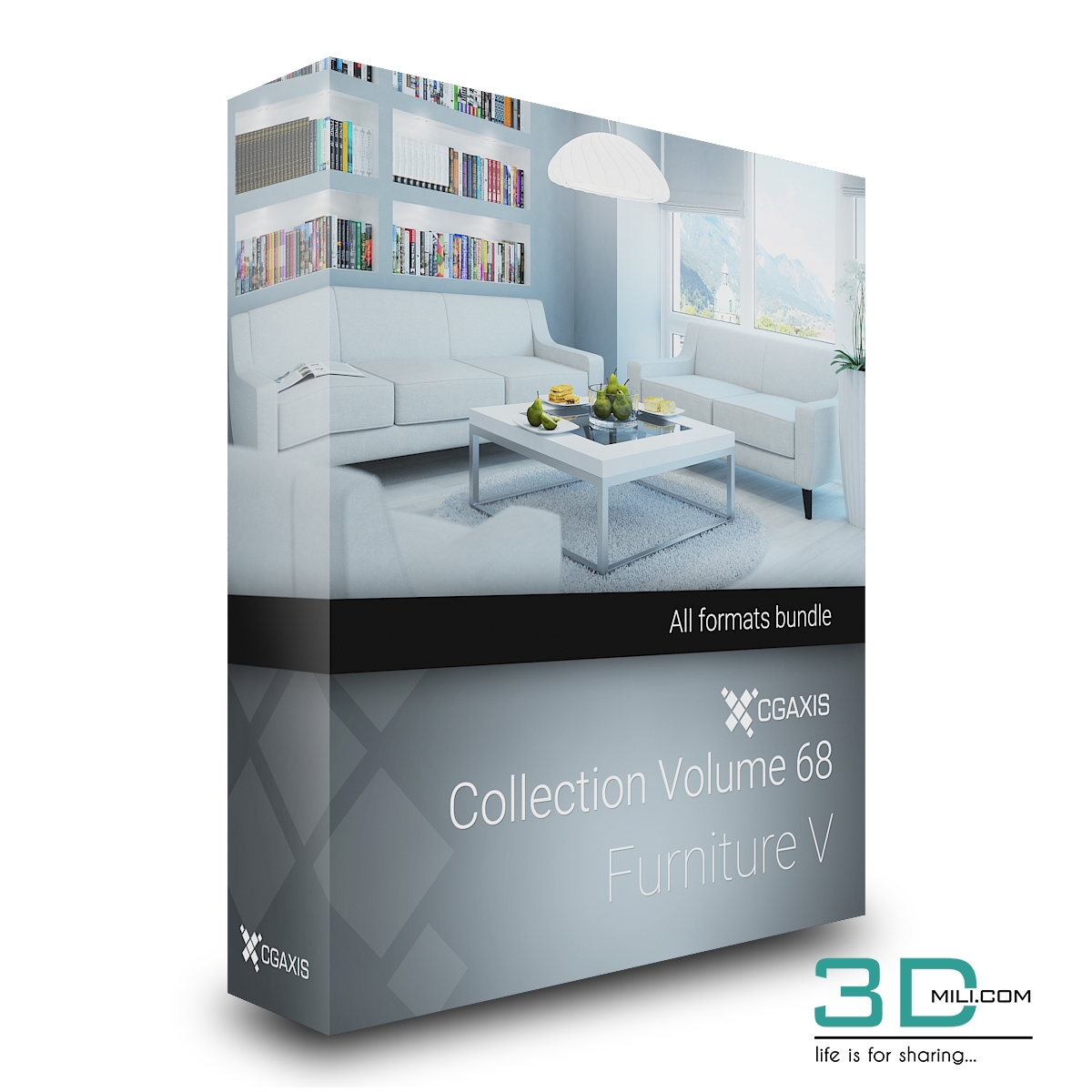 CgAxis Volume 68 Furniture V 3DMili 2021 Download 3D