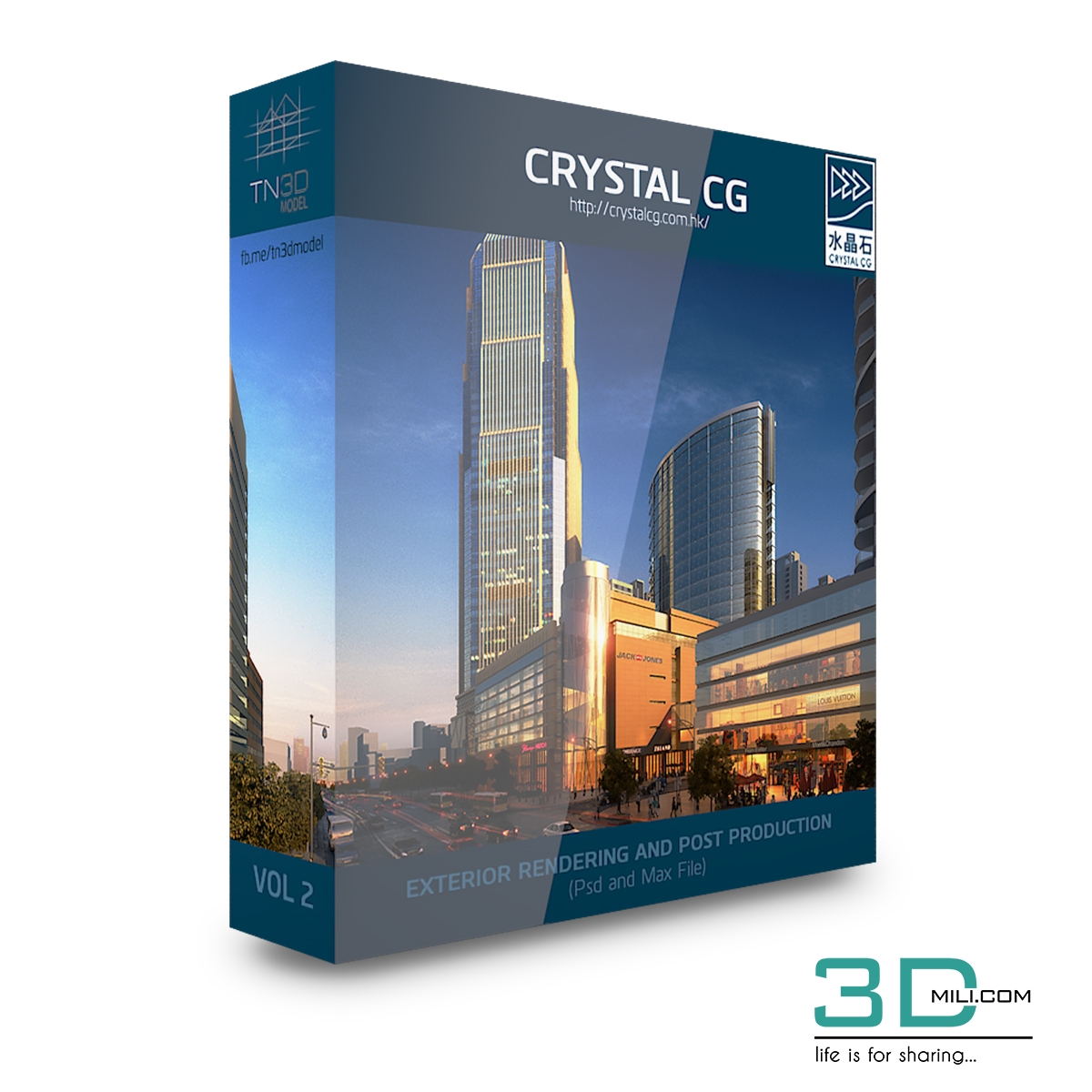 Crystal CG - Architecture 3d Scene VOL 2