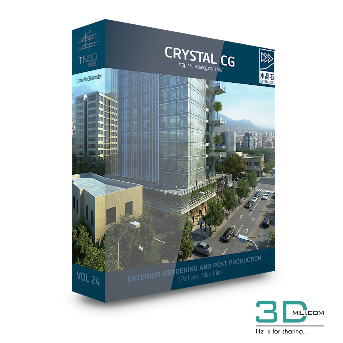 Crystal CG – Architecture 3d Scene VOL 24 - 3DMili 2025 Download 3D ...