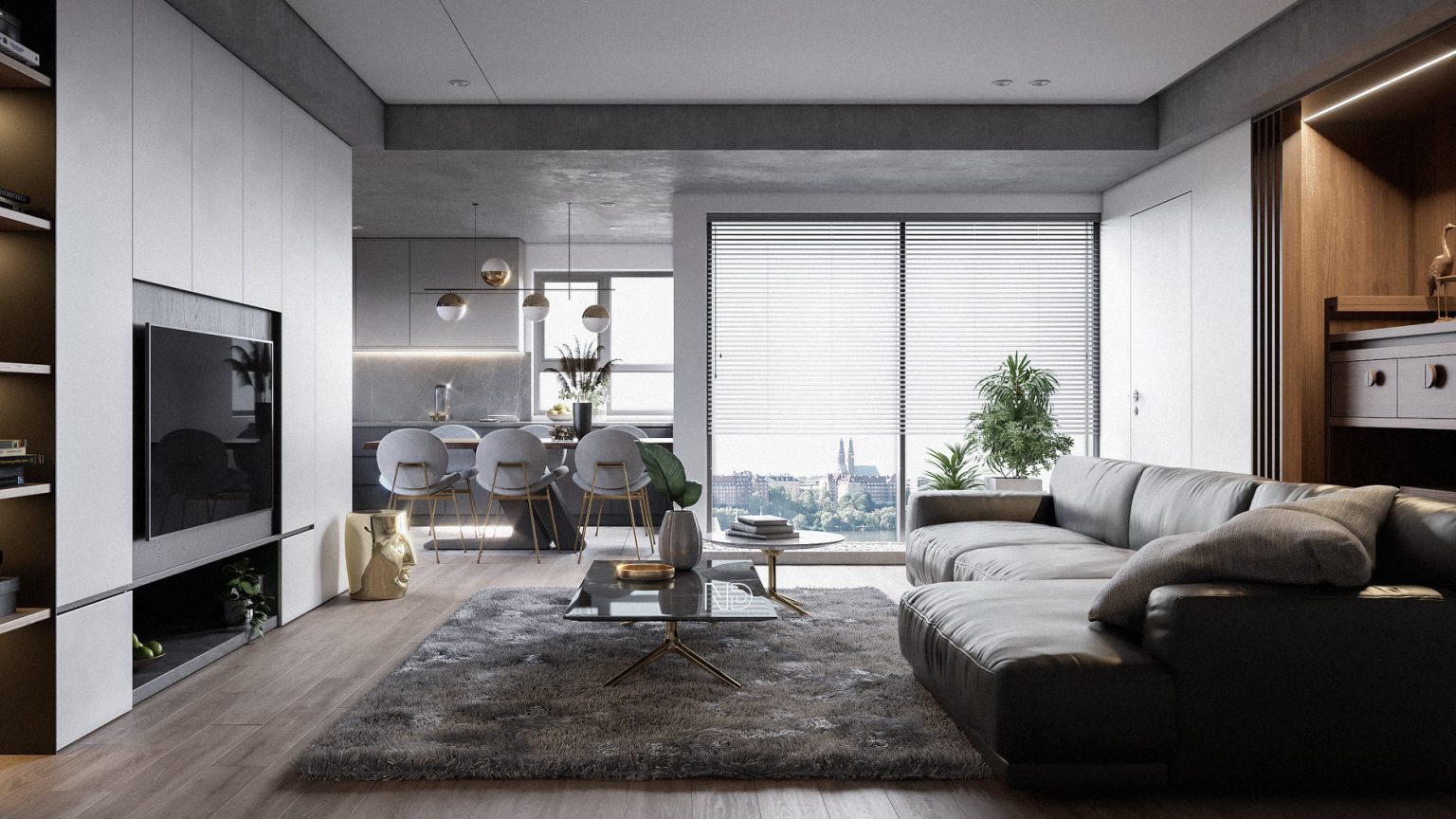 106.Living room and Bed room Free Download - 3DMili 2024 - Download 3D ...