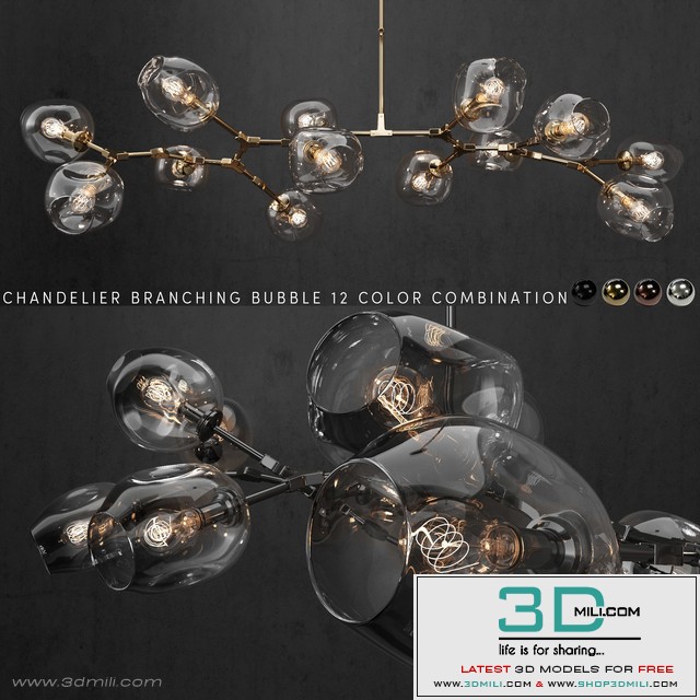 Collection Branching bubble 13 lamps