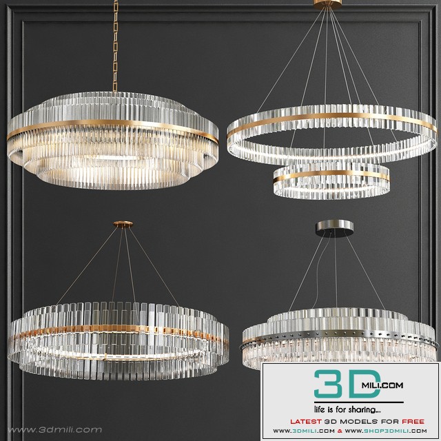 Collection of Modern Crystal Chandelier