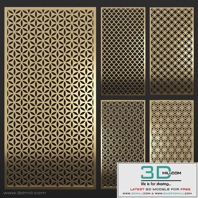 Decorative Partition CNC Panel 05