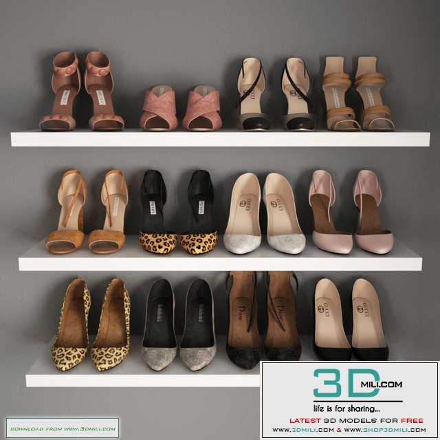 A set of women's shoes I Women shoes _02