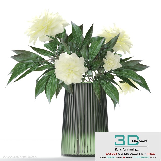 Bouquet of flowers in a vase 73