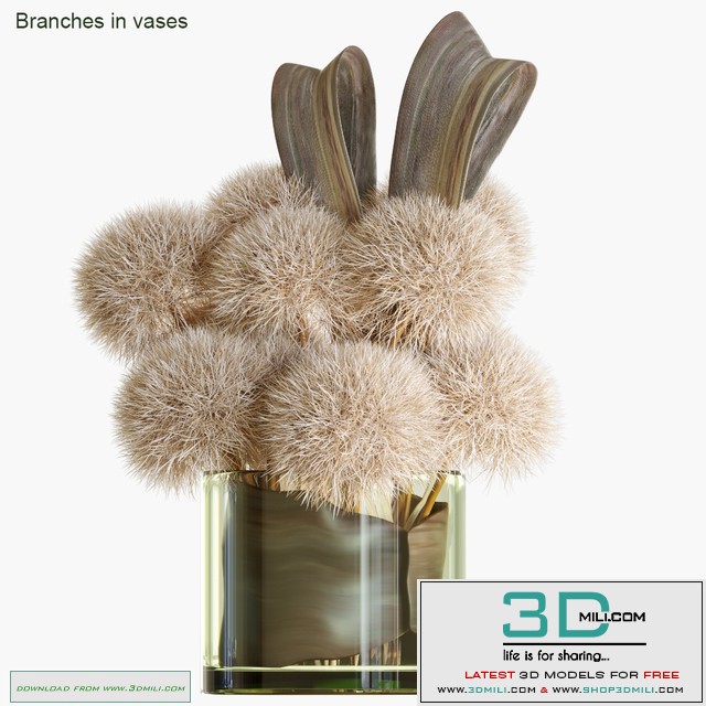 Branches in vases # 20