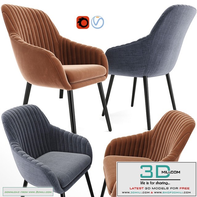 Rochelle Strip Lounge Chair 02