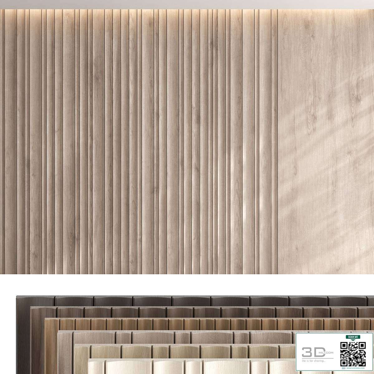 Wood panel set v07