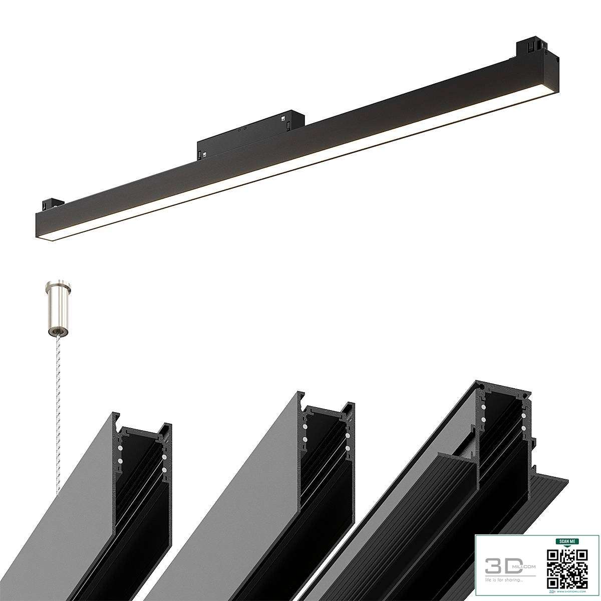 Arte Lamp Linea A4633PL-1BK