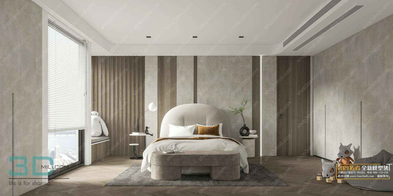 Bedroom Childrens 15 3dsmax File Free Download