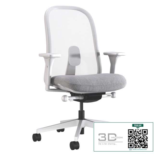 LINO Office Swivel chair with armrests by Herman Miller