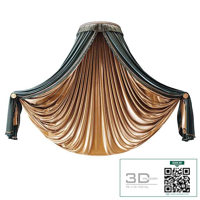 Canopy from Conchiglia bed. Provasi Factory.