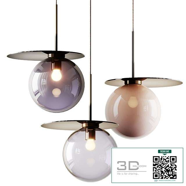 UMBRA Blown Glass Pendant lamp from Bomma