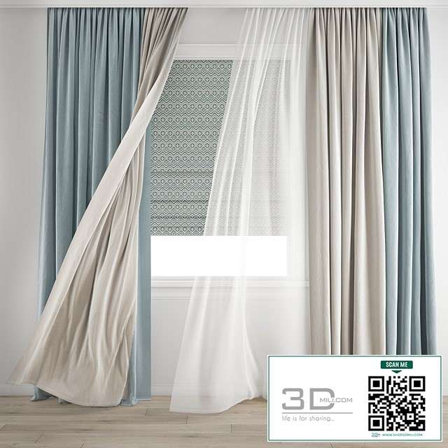 Curtain 346 / Wind blowing effect 9