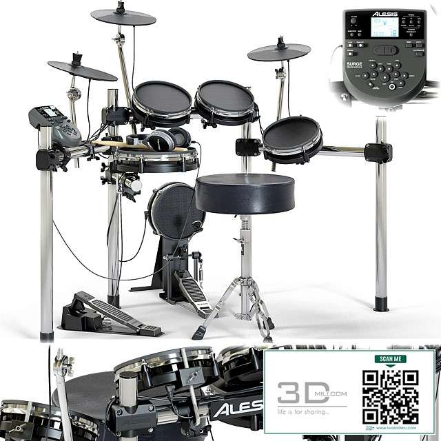 Drum set ALESIS surge mesh kit. Musical instrument