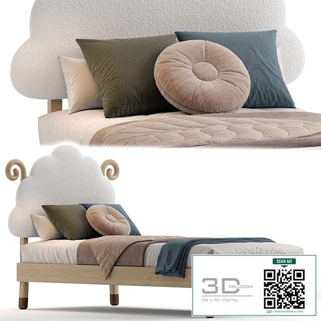 Marly Sheep King Single Bed