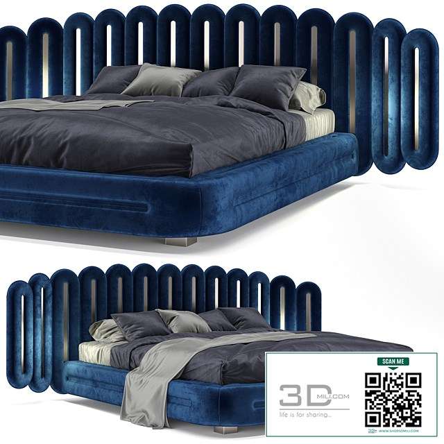 Bed Saikli bed Ponkratov design vip