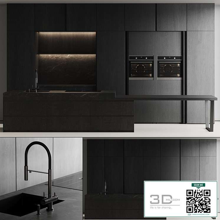 Modern kitchen with island 11