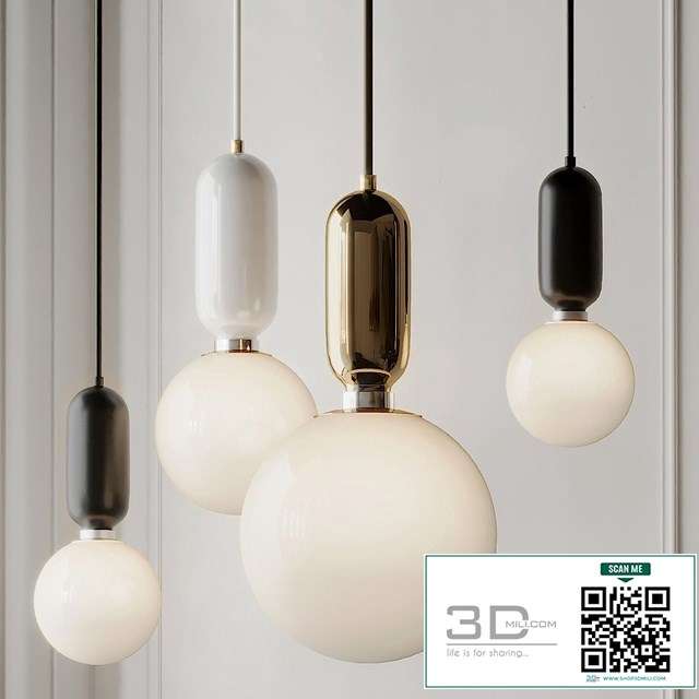 Modern Simple Led Pendant Lights – Glass Ball