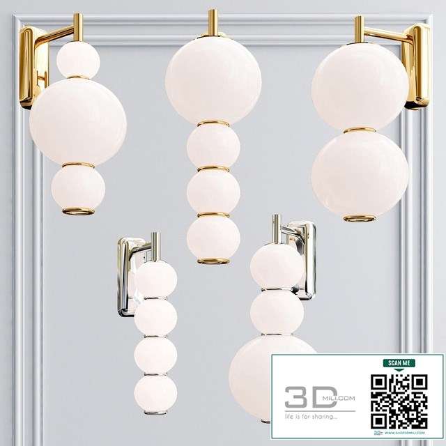 Collection pearls wall lamp