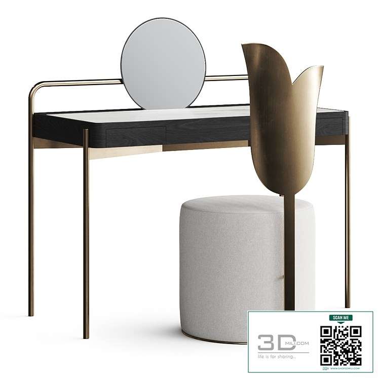 Secolo Roll Desk & Giordino Botanico Chair