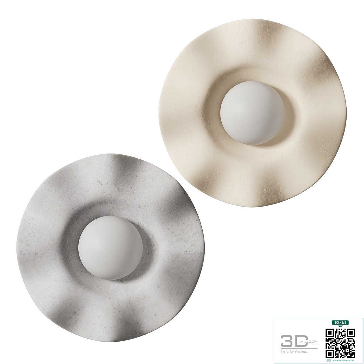 Nook Collections Pearl Wall Light - 3dmili 2025 Download 3d Model 