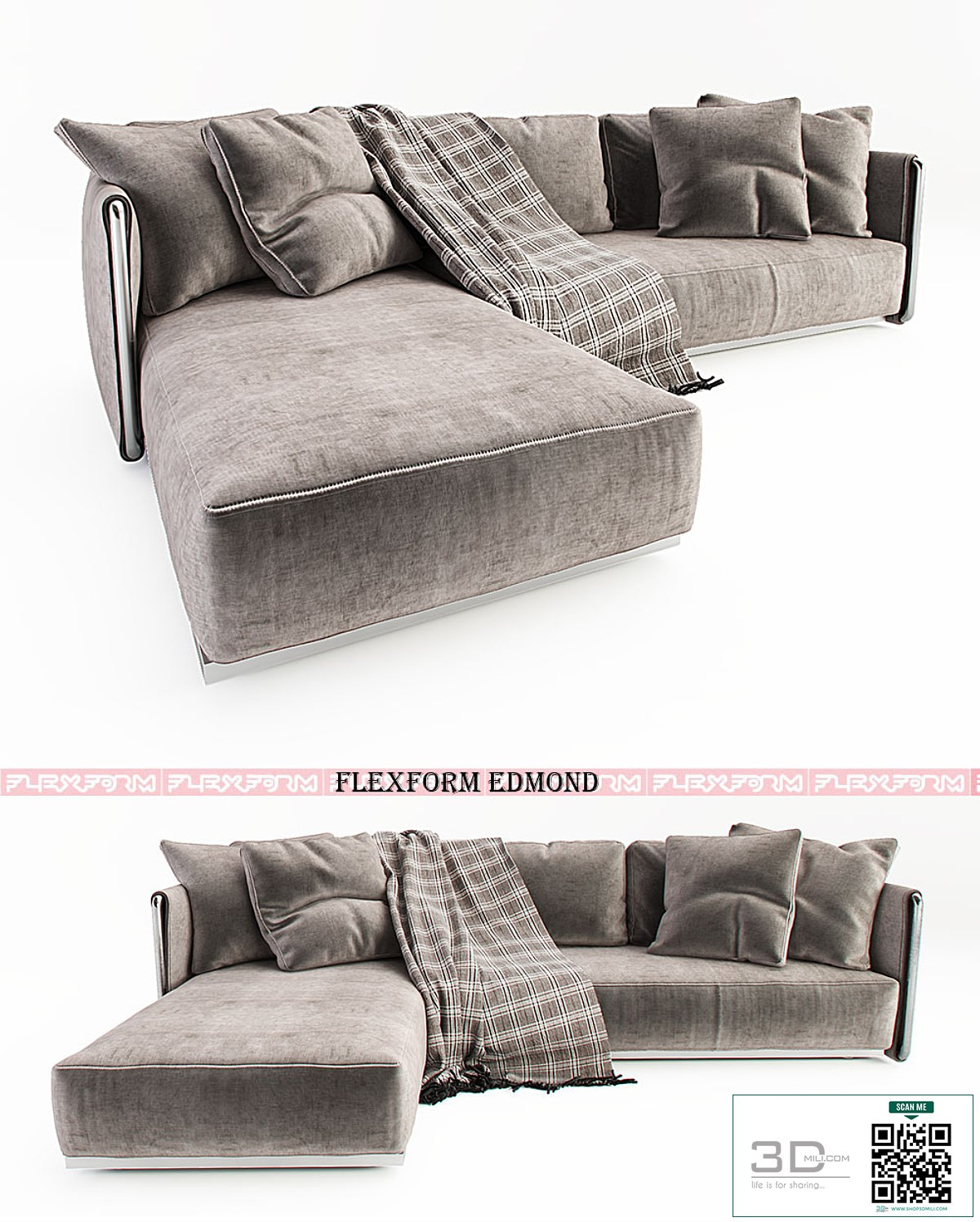 Sofa 3D Model 1