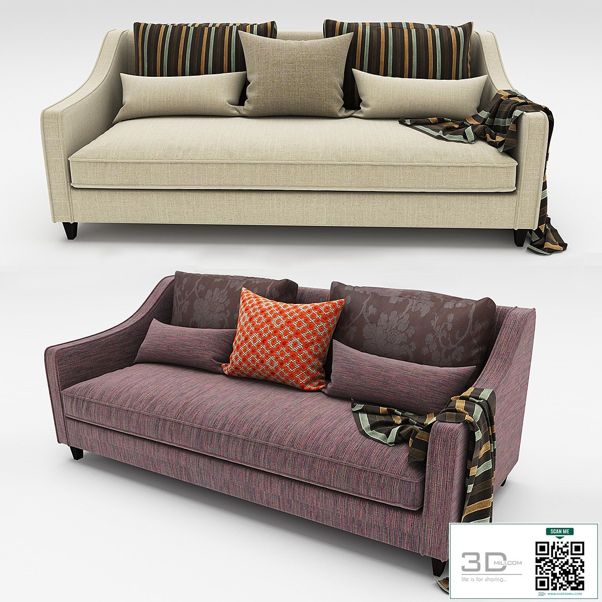 Sofa 3D Model 2