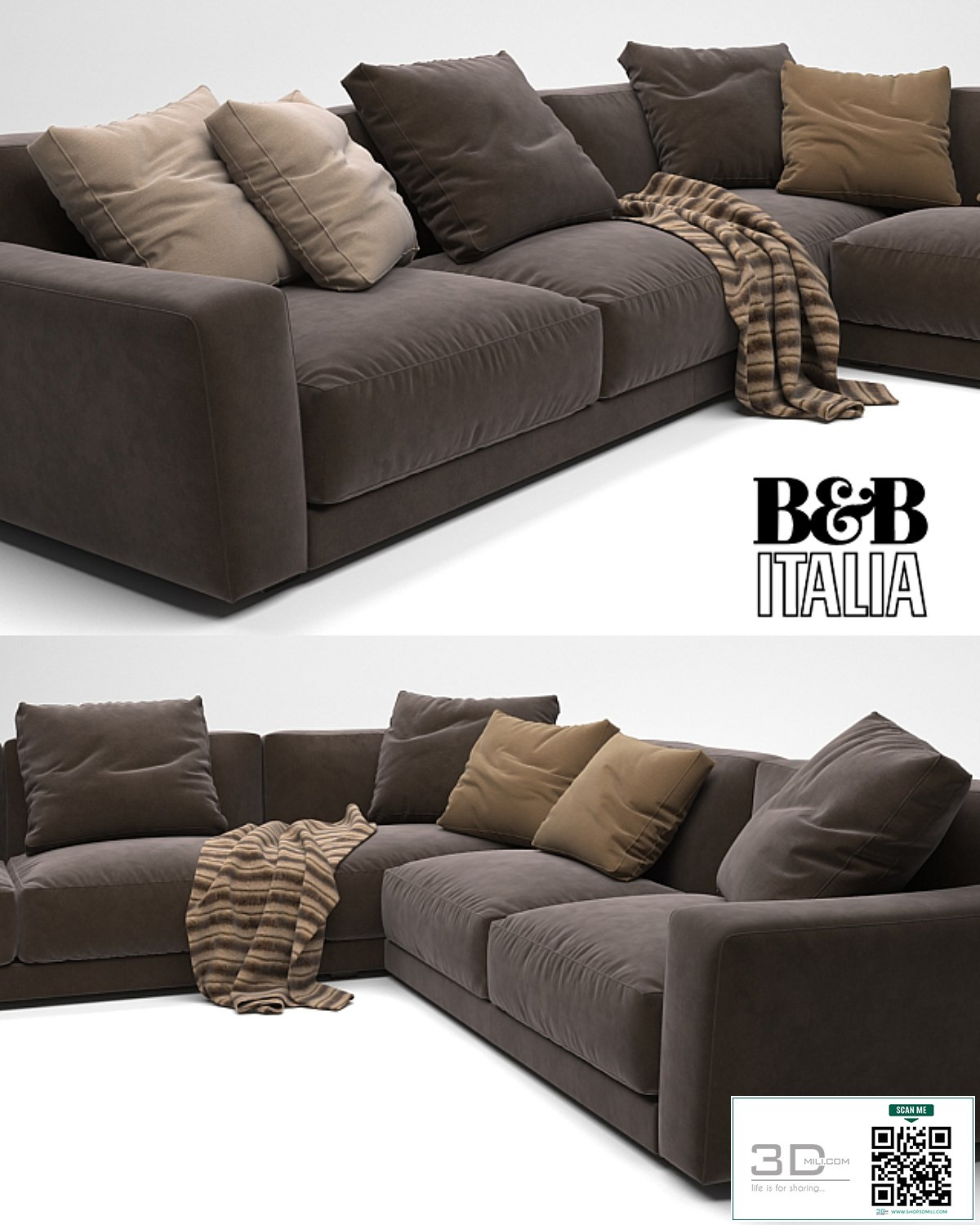 Sofa 3D Model 9