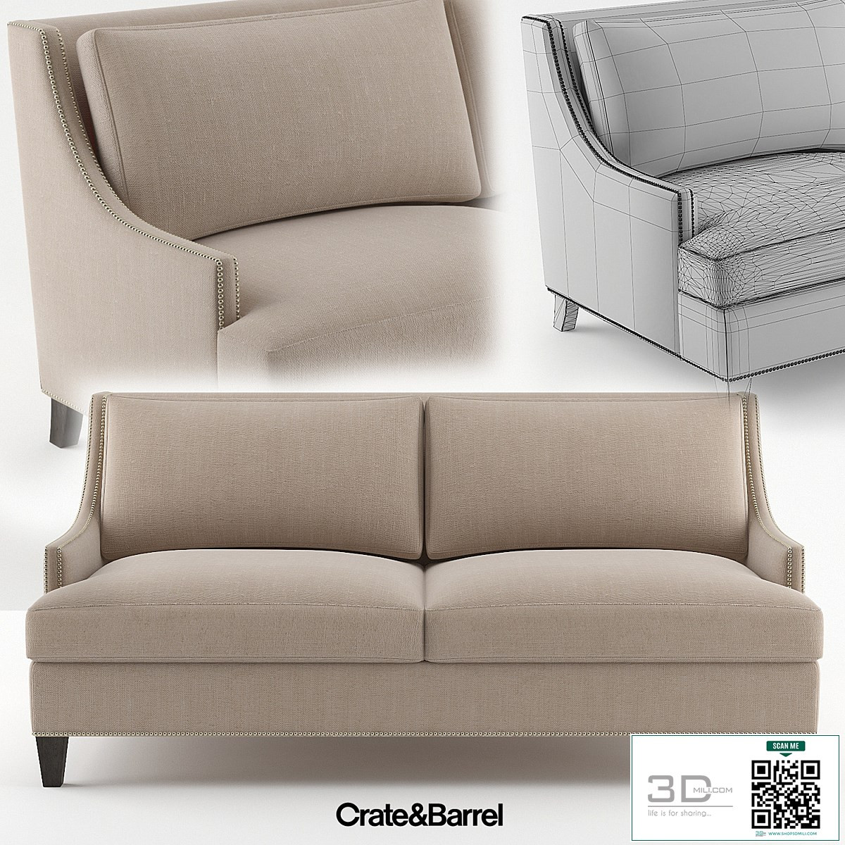 Sofa 3D Model 16