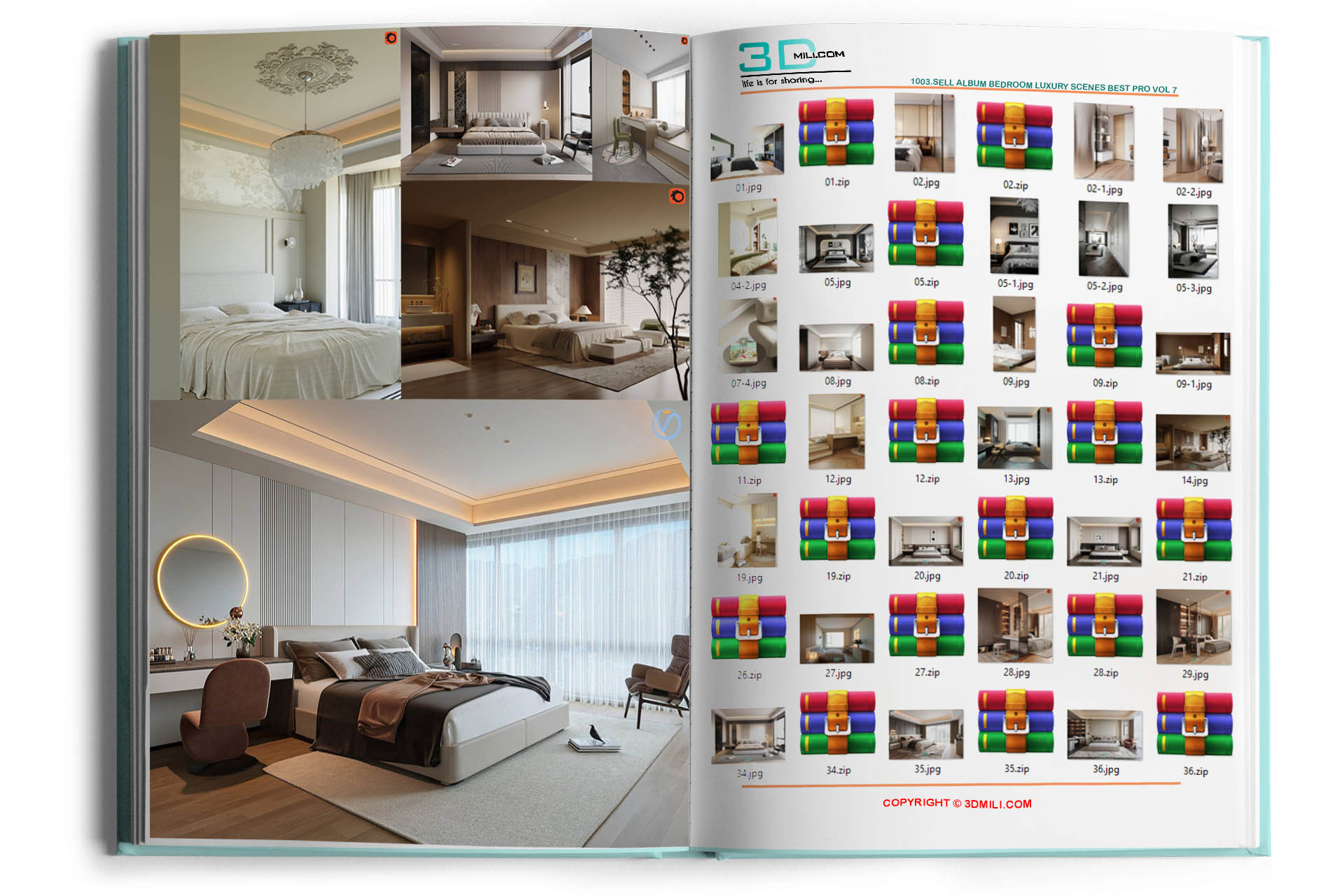 1003.Sell Album Bedroom Luxury Scenes Best PRO Vol 7