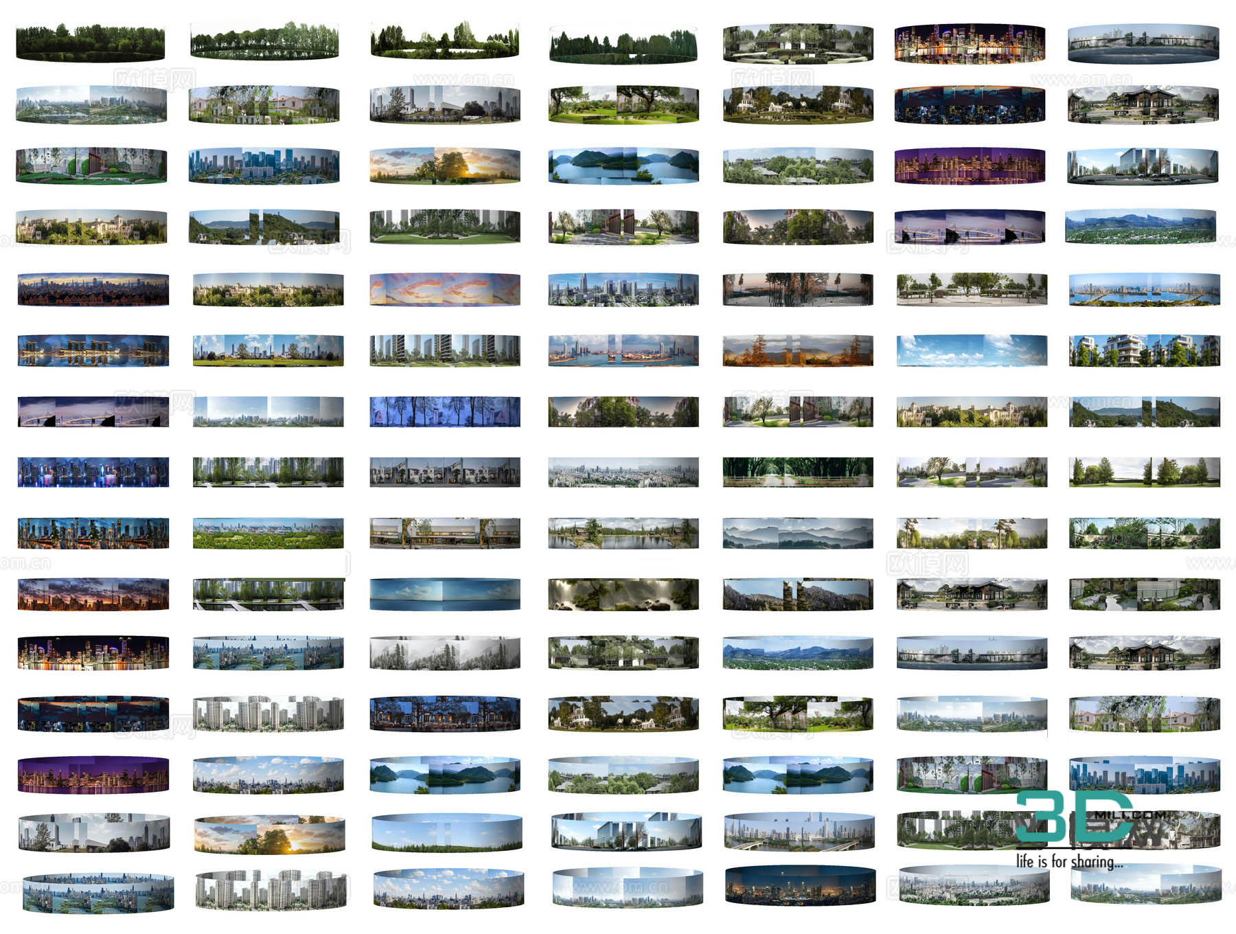 Background 3D Model Free Download