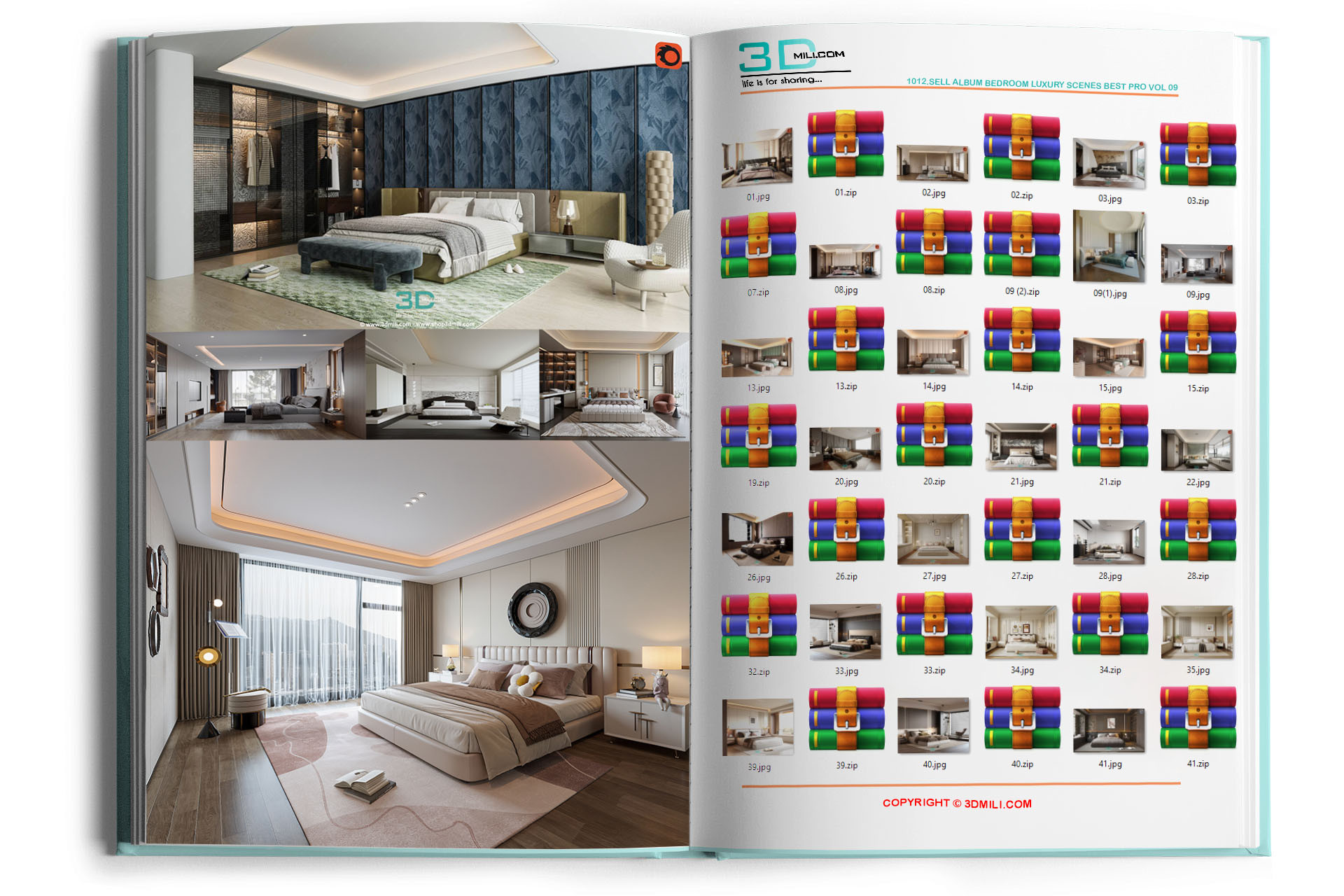 1012.Sell Album Bedroom Luxury Scenes Best PRO Vol 09