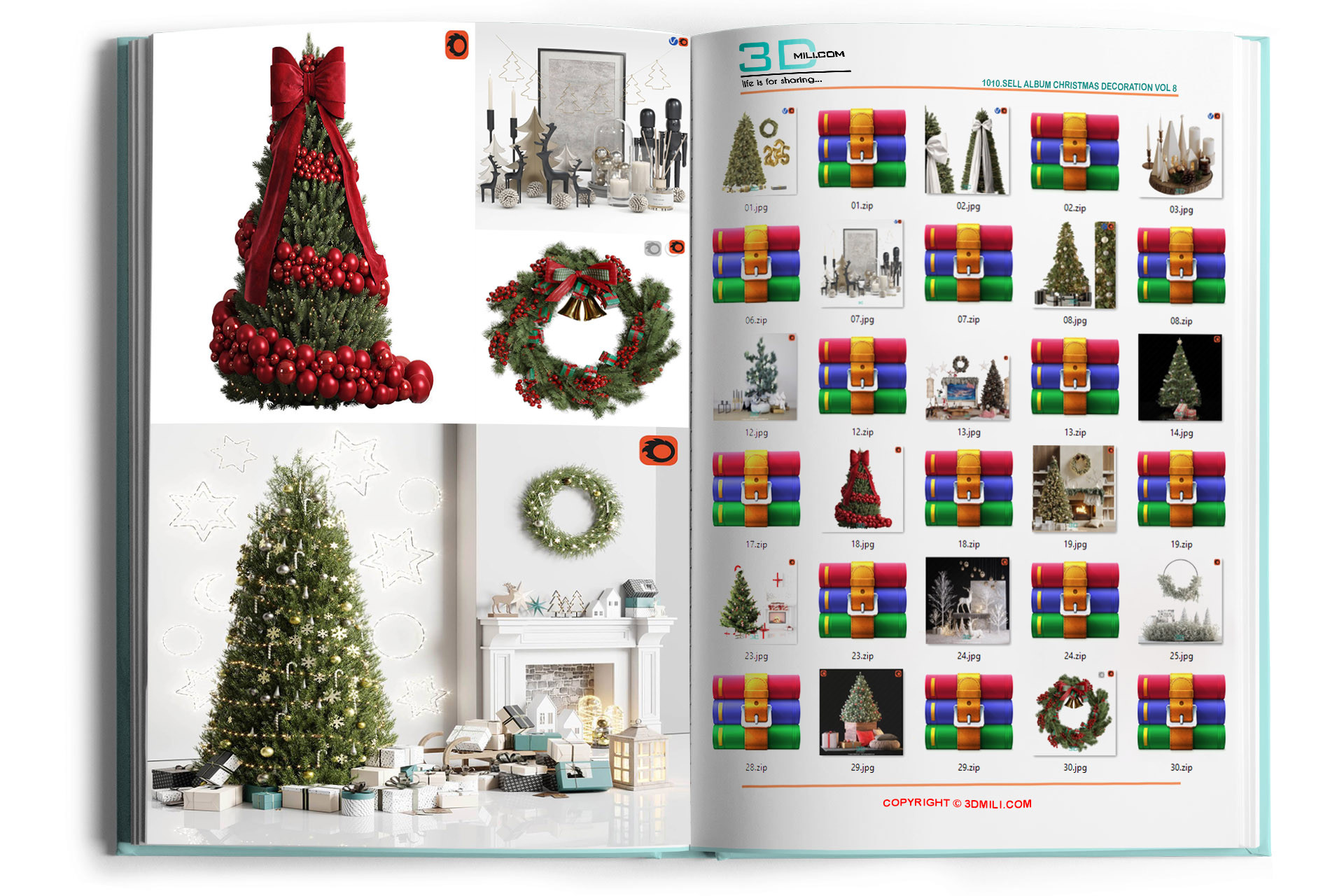 1010.Sell Album Christmas Decoration Vol 8