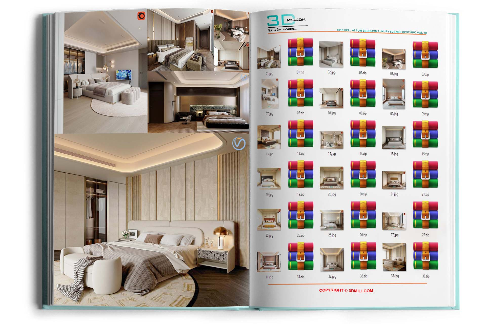 1015.Sell Album Bedroom Luxury Scenes Best PRO Vol 10