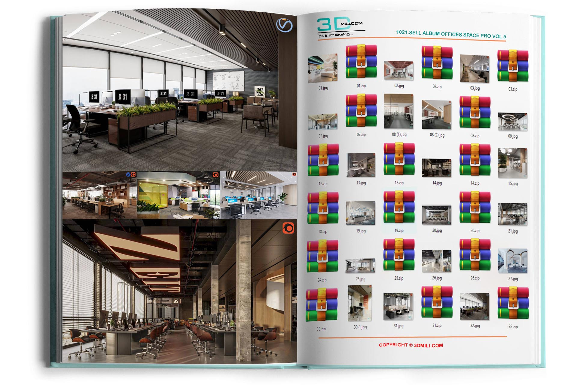 1021.Sell Album Offices Space PRO Vol 5