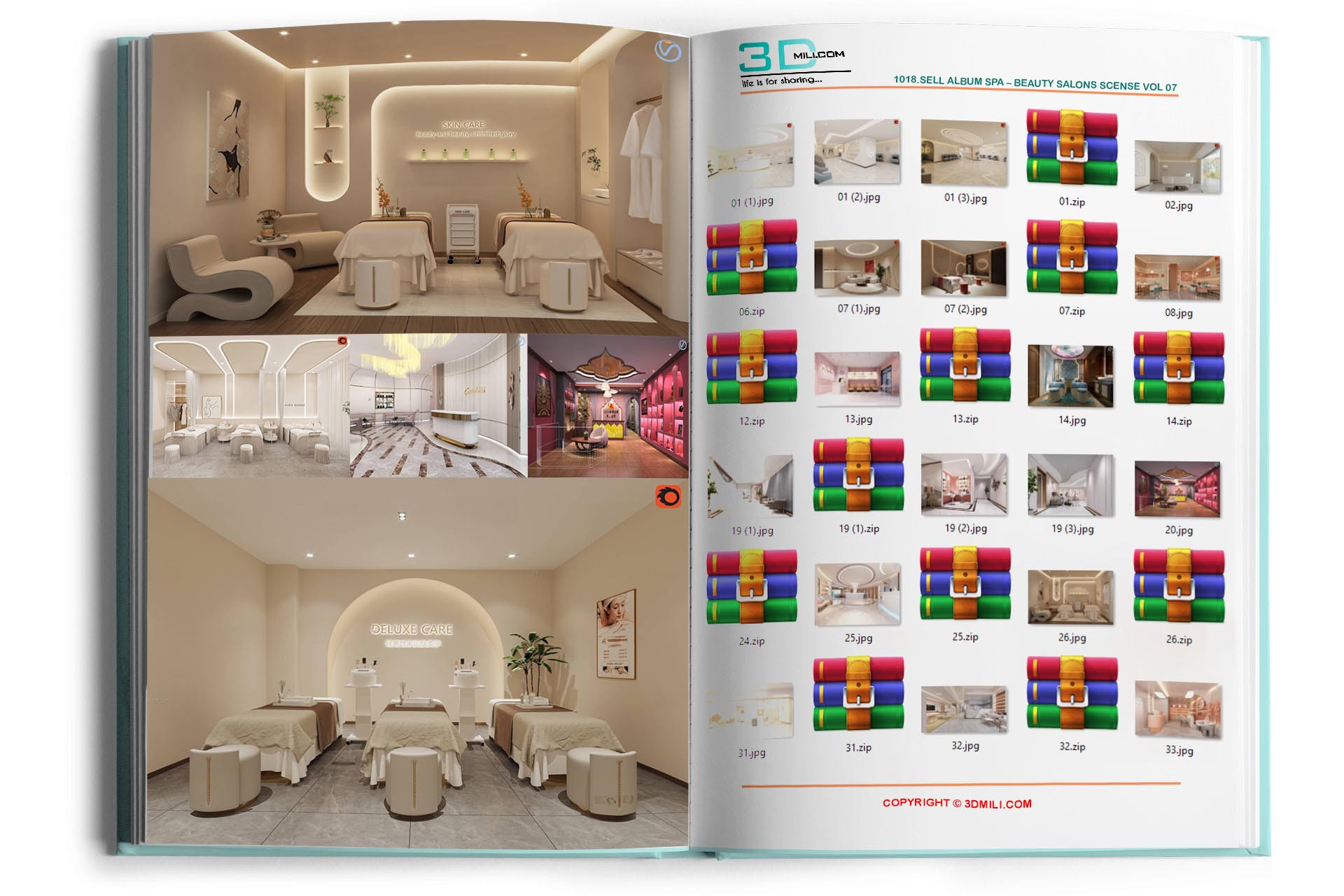 1018.Sell Album Spa – Beauty salons Scense Vol 07
