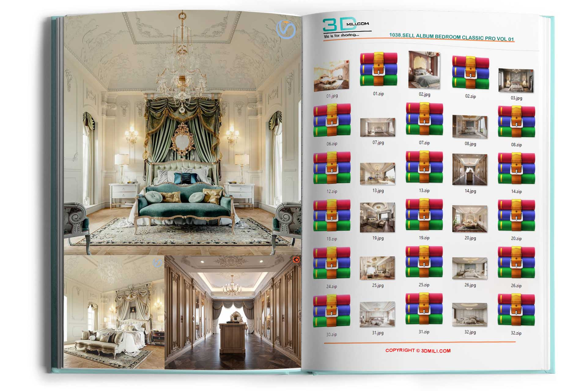 1038.Sell Album Bedroom Classic PRO Vol 01