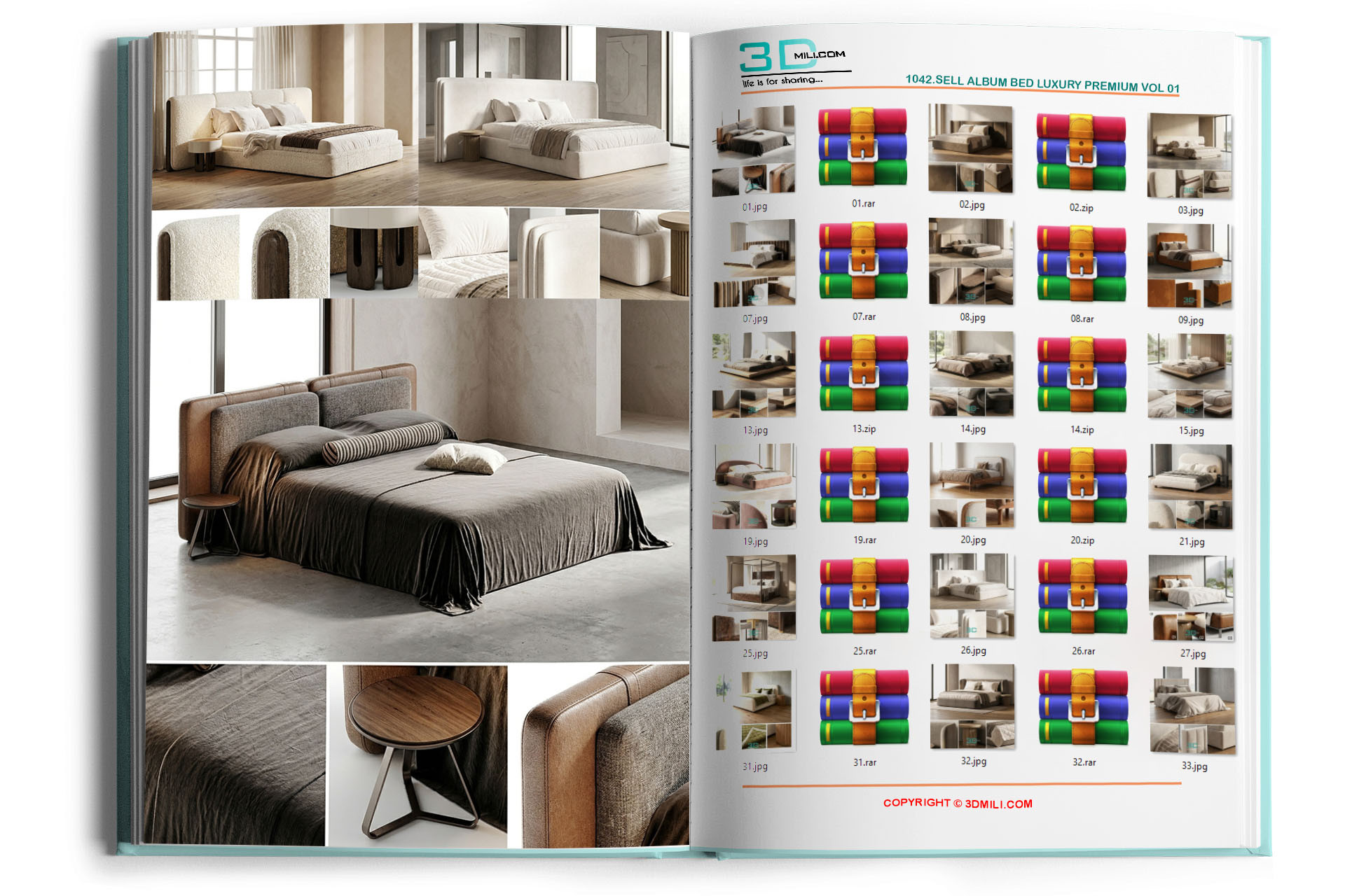 1042.Sell Album Bed Luxury Premium Vol 01