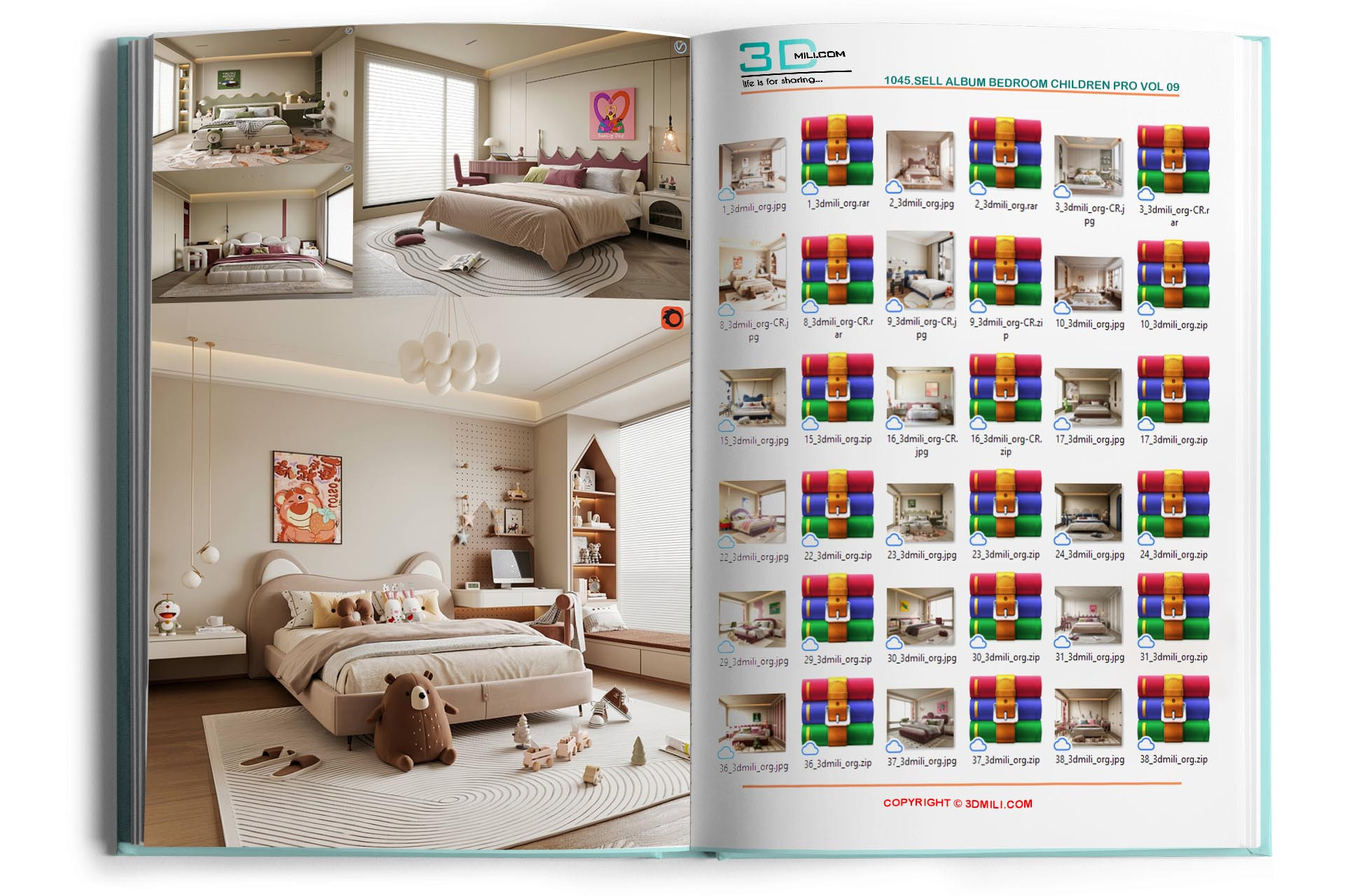 1045.Sell Album Bedroom Children PRO Vol 09